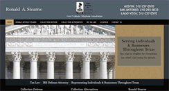 Desktop Screenshot of irsdefenseattorney.com